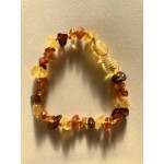 Amber Baby Bracelet Knots and Fastener